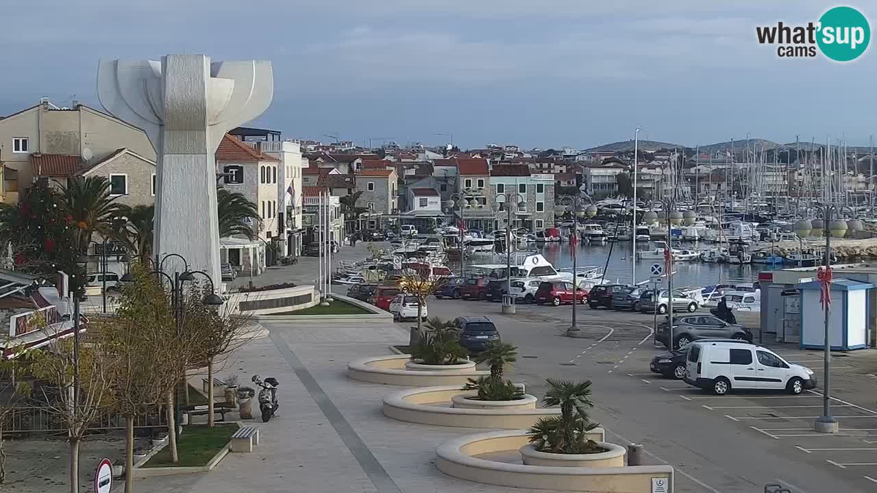 Vodice webcam – marina i meer
