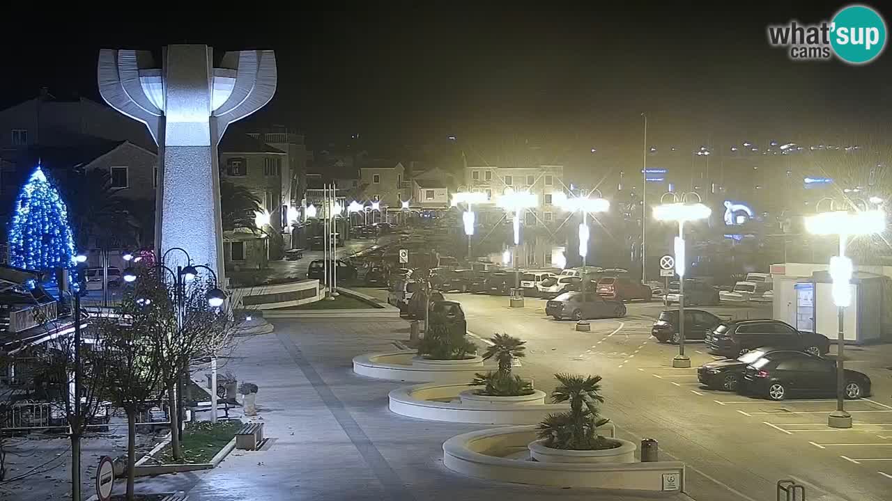 Vodice webcam live – front de mer