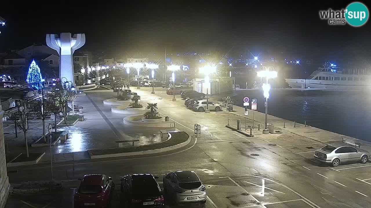 Vodice webcam live – front de mer