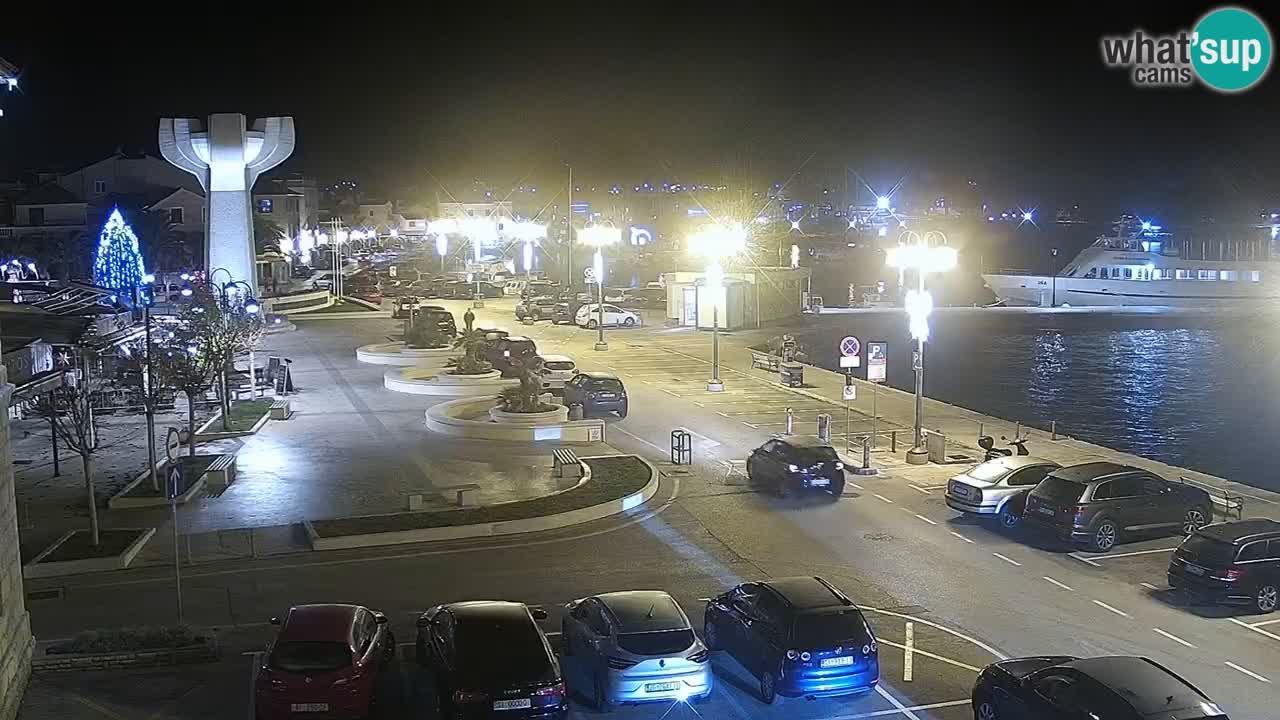 Vodice webcam live – front de mer