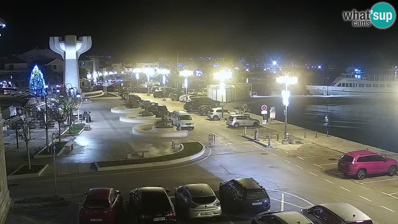 Vodice webcam live – front de mer