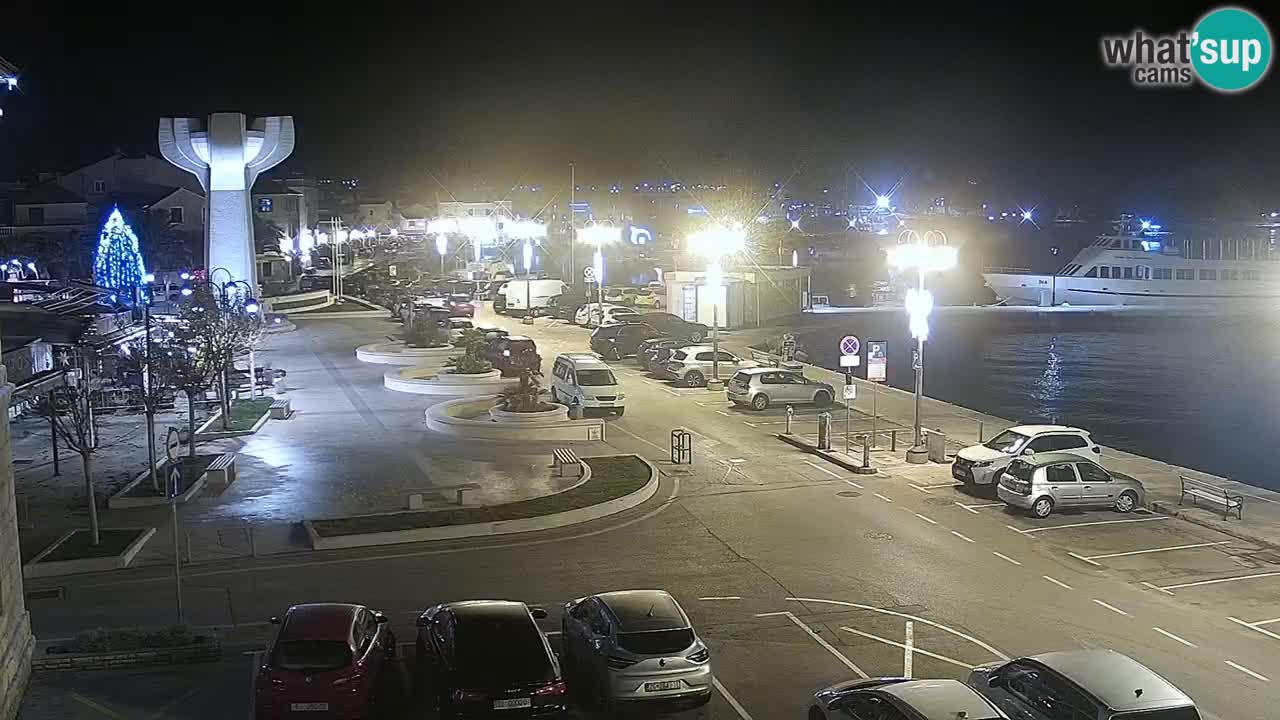 Vodice webcam – marina i meer