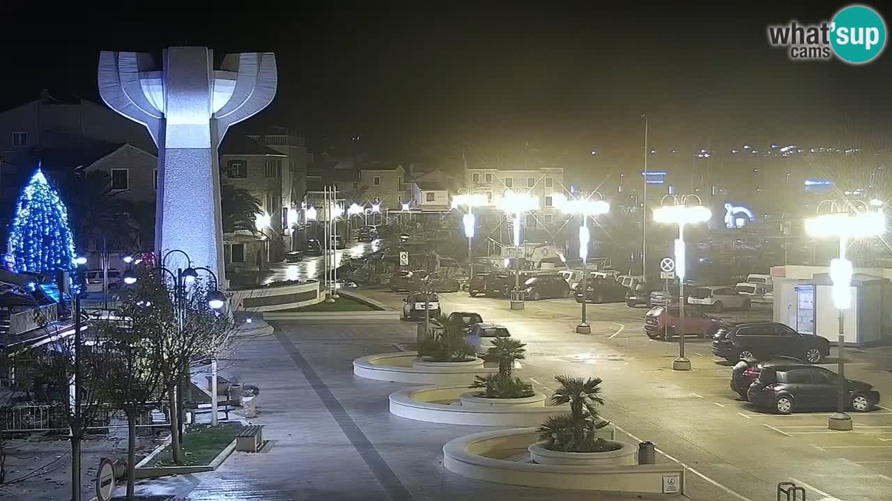 Vodice Live webcam – marina and seafront