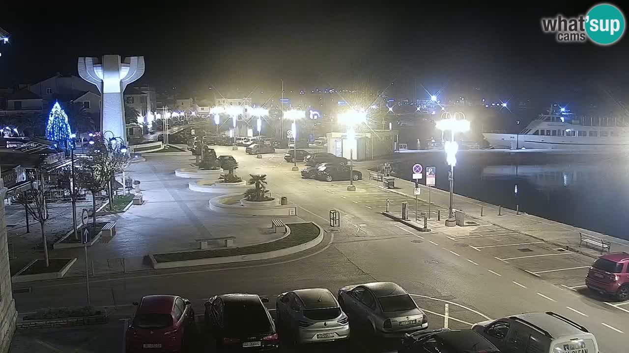 Vodice web kamera – marina i riva