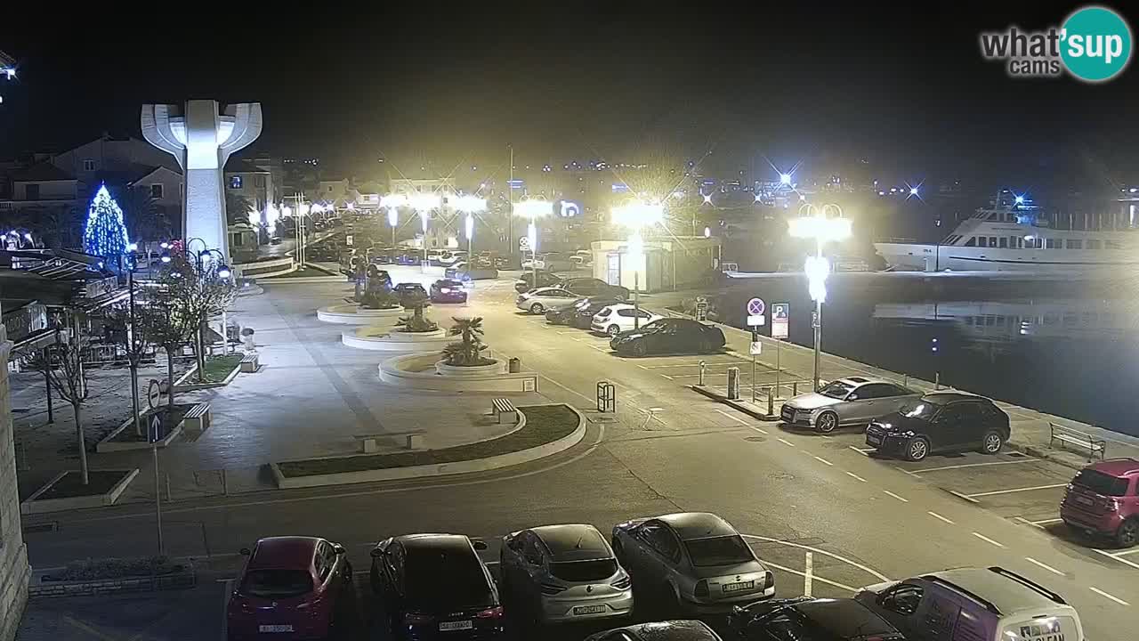 Vodice webcam – marina i meer
