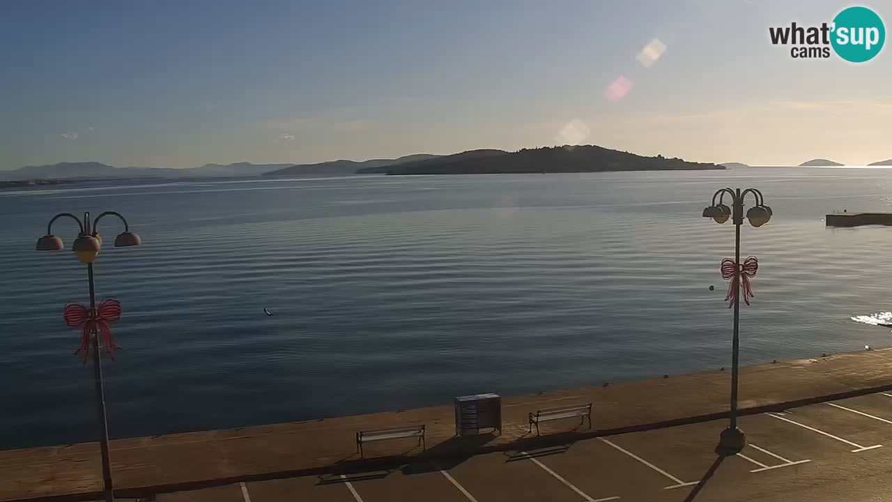 Vodice Live webcam – marina and  seafront
