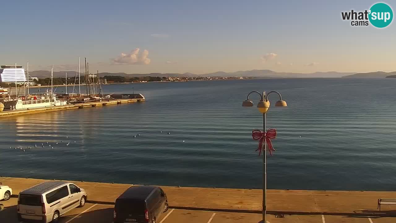 Vodice Live webcam – marina and  seafront