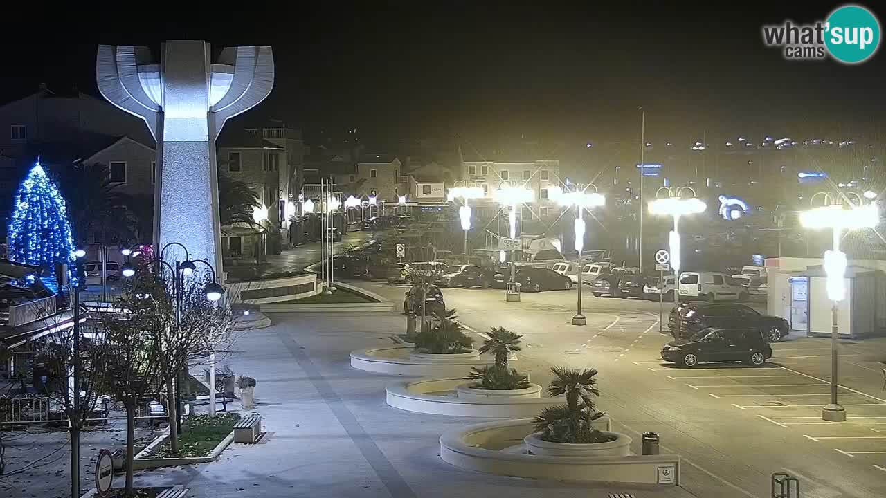 Vodice web kamera – marina i riva