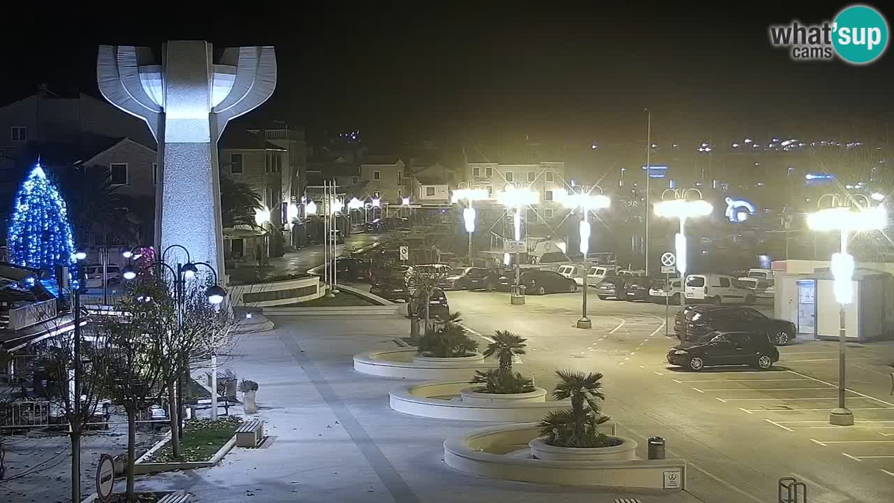 Vodice web kamera – marina i riva