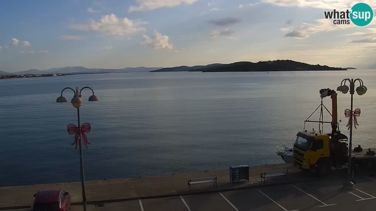 Vodice Live webcam – marina and  seafront