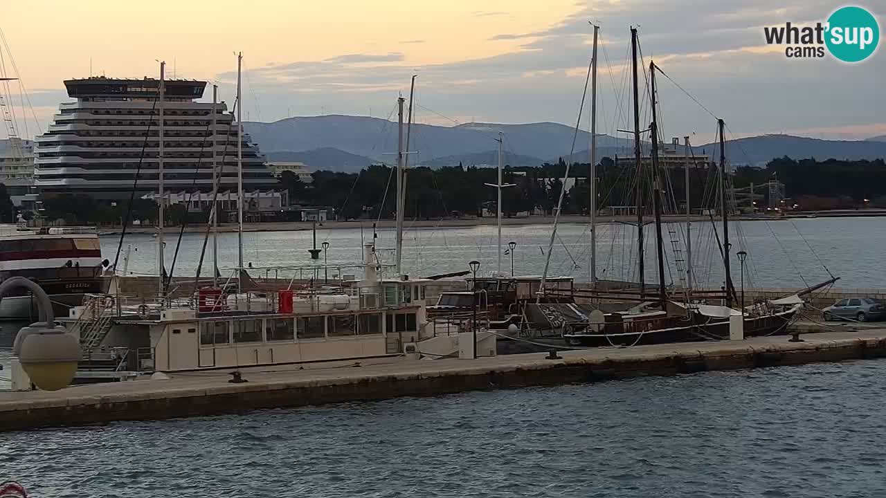 Vodice web kamera – marina i riva