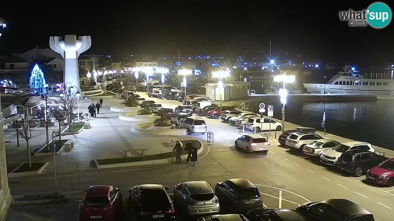Vodice webcam – marina i meer