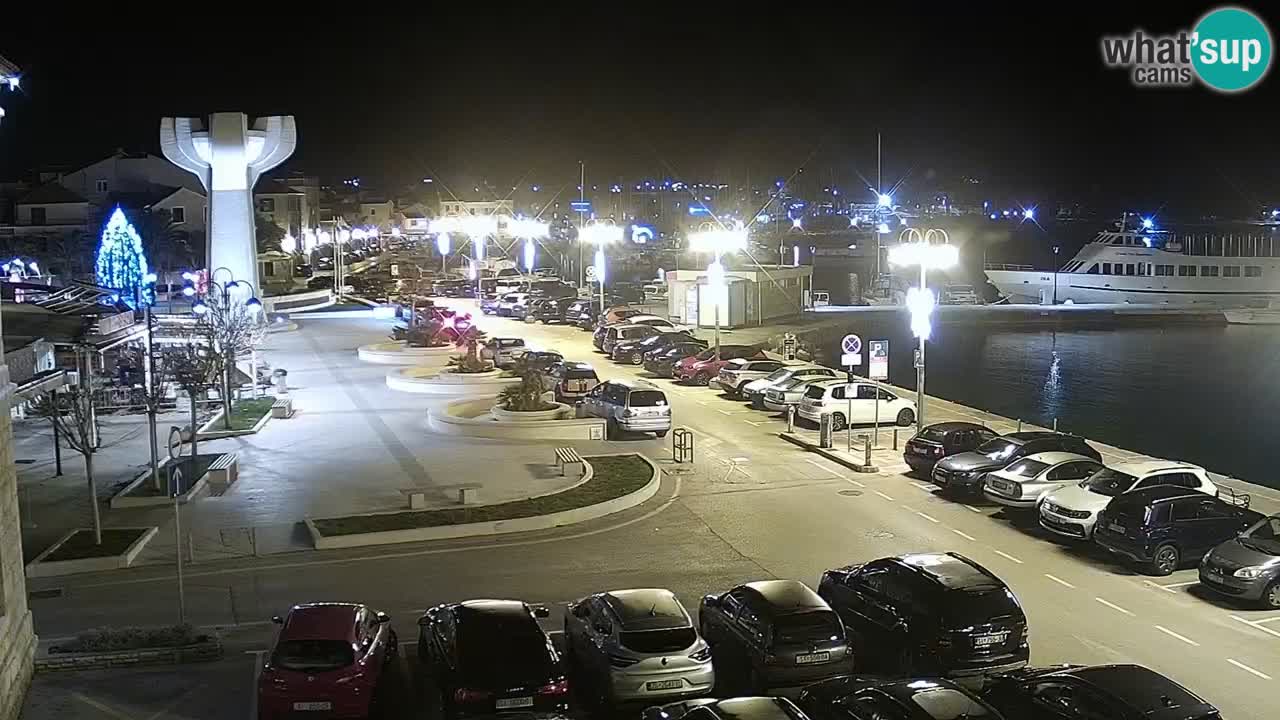 Vodice webcam – marina i meer