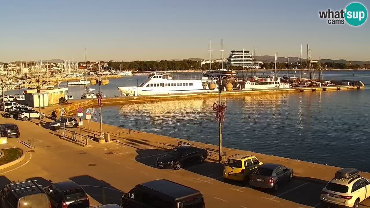 Vodice Live webcam – marina and  seafront