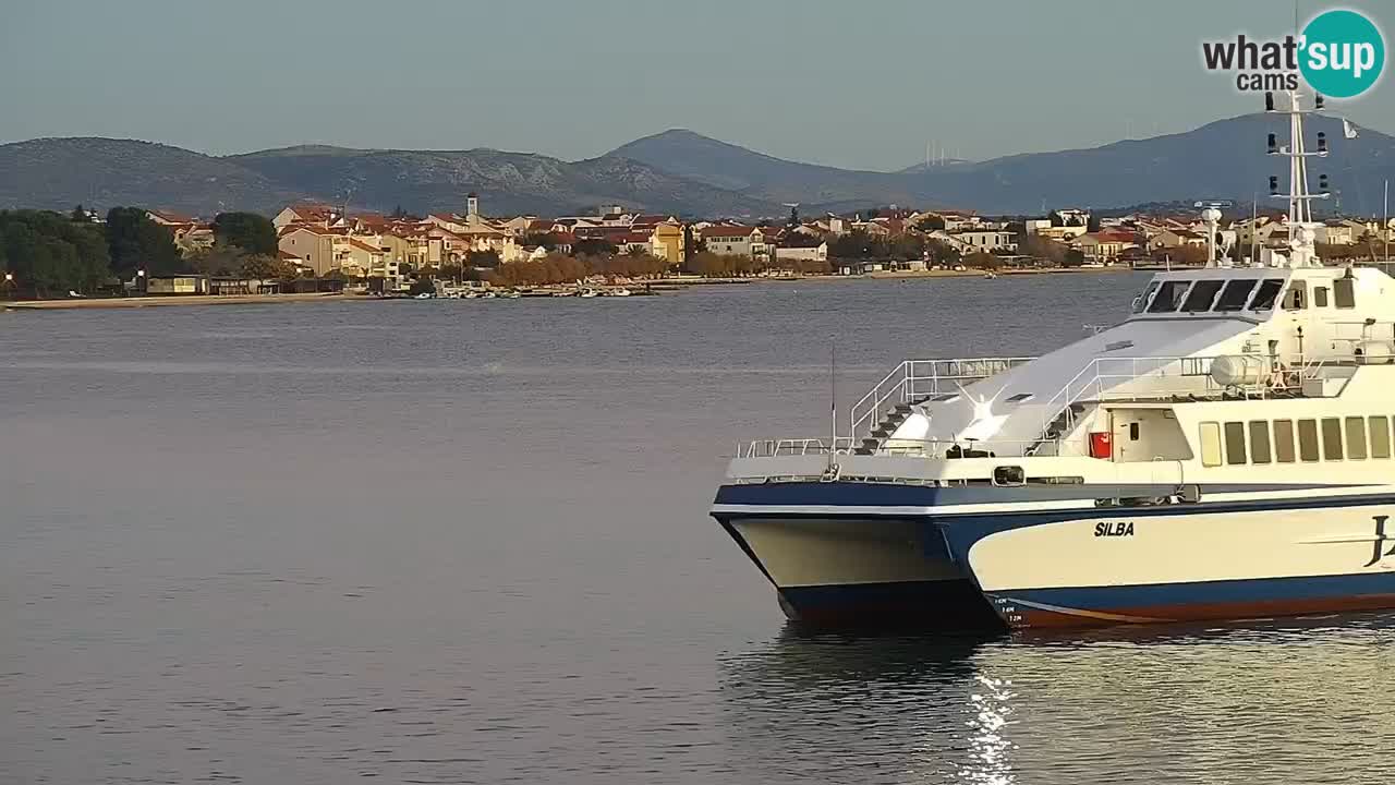 Vodice Live webcam – marina and  seafront