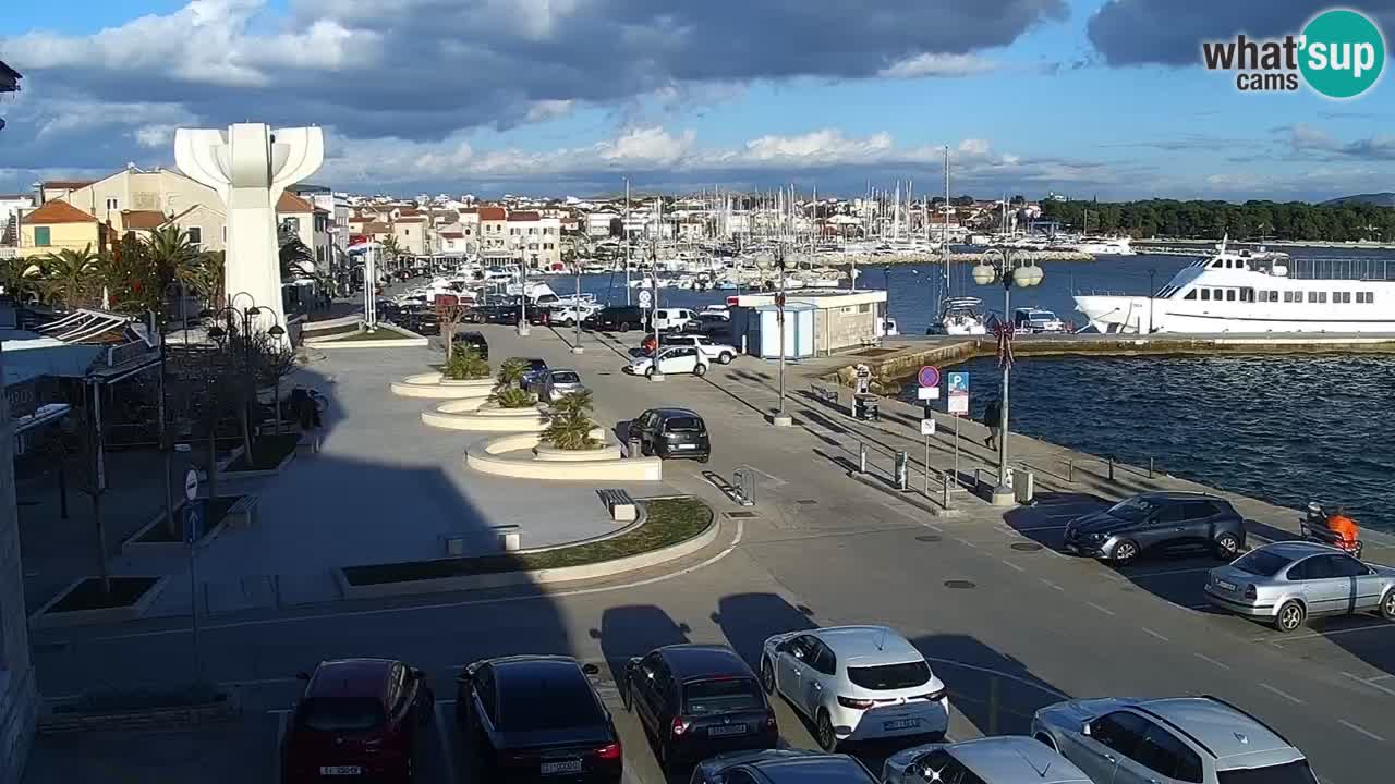 Vodice web kamera – marina i riva