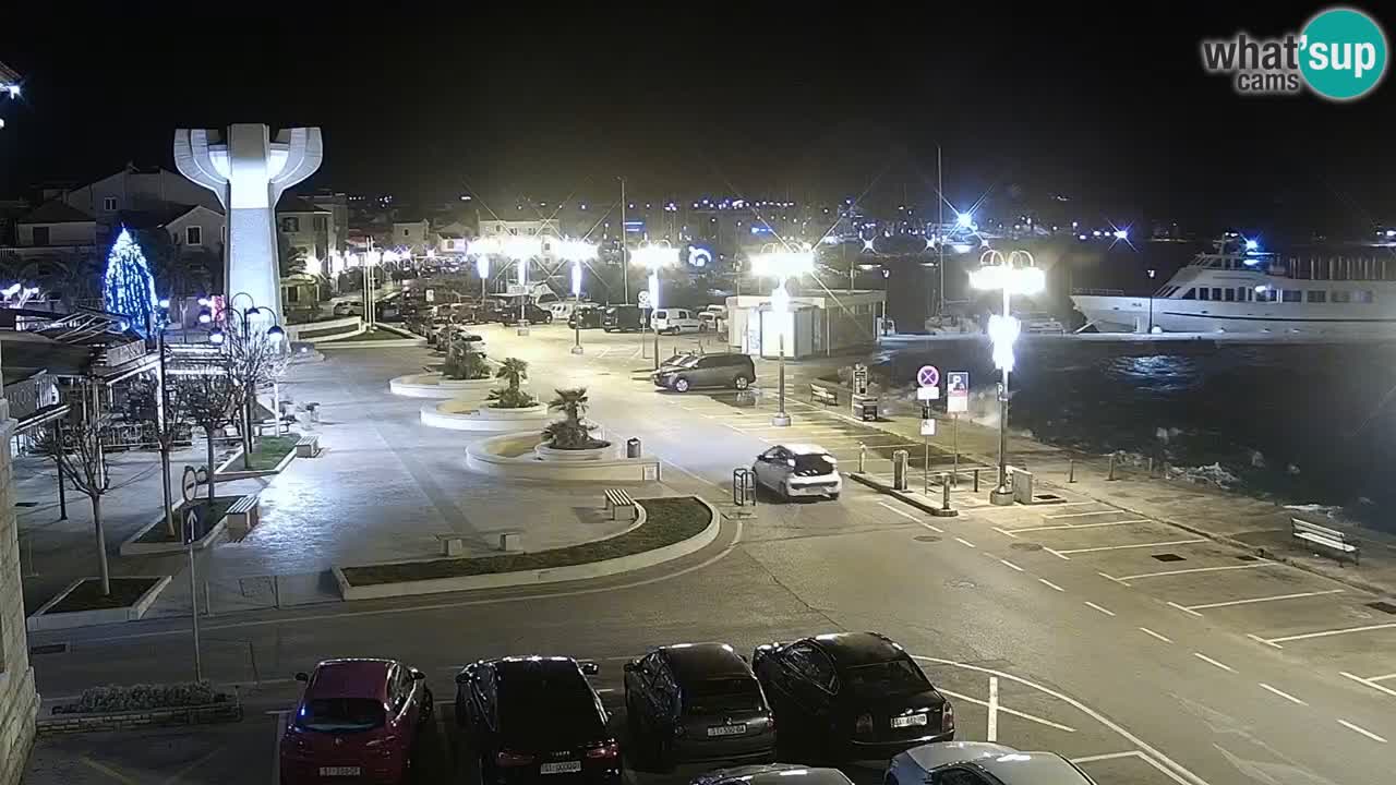 Vodice web kamera – marina i riva