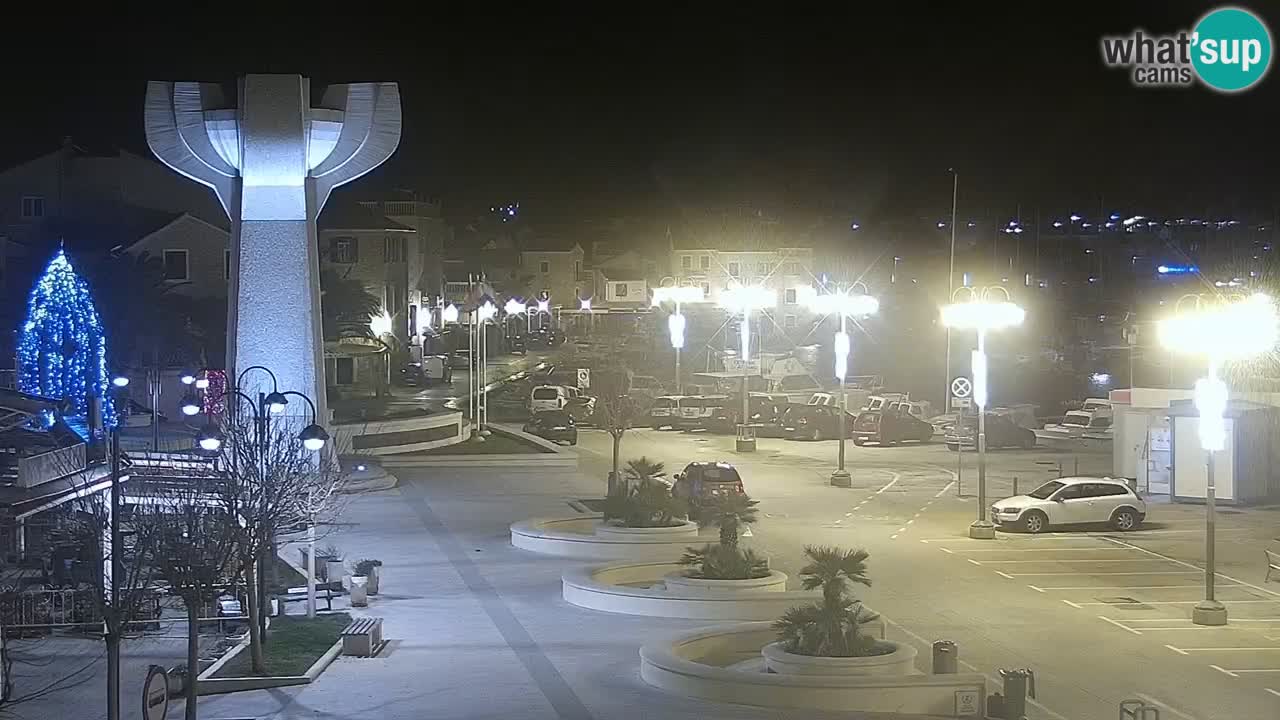 Vodice web kamera – marina i riva