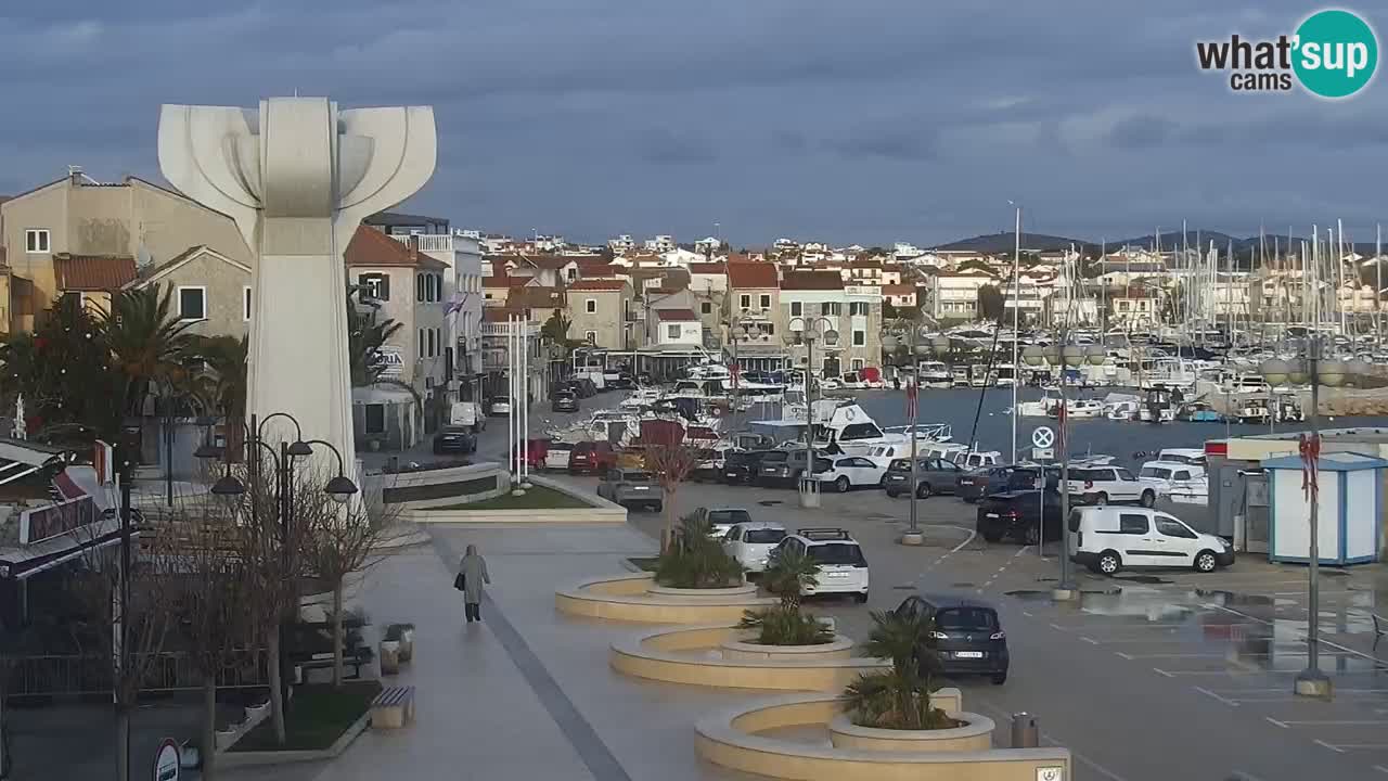 Vodice webcam live – front de mer