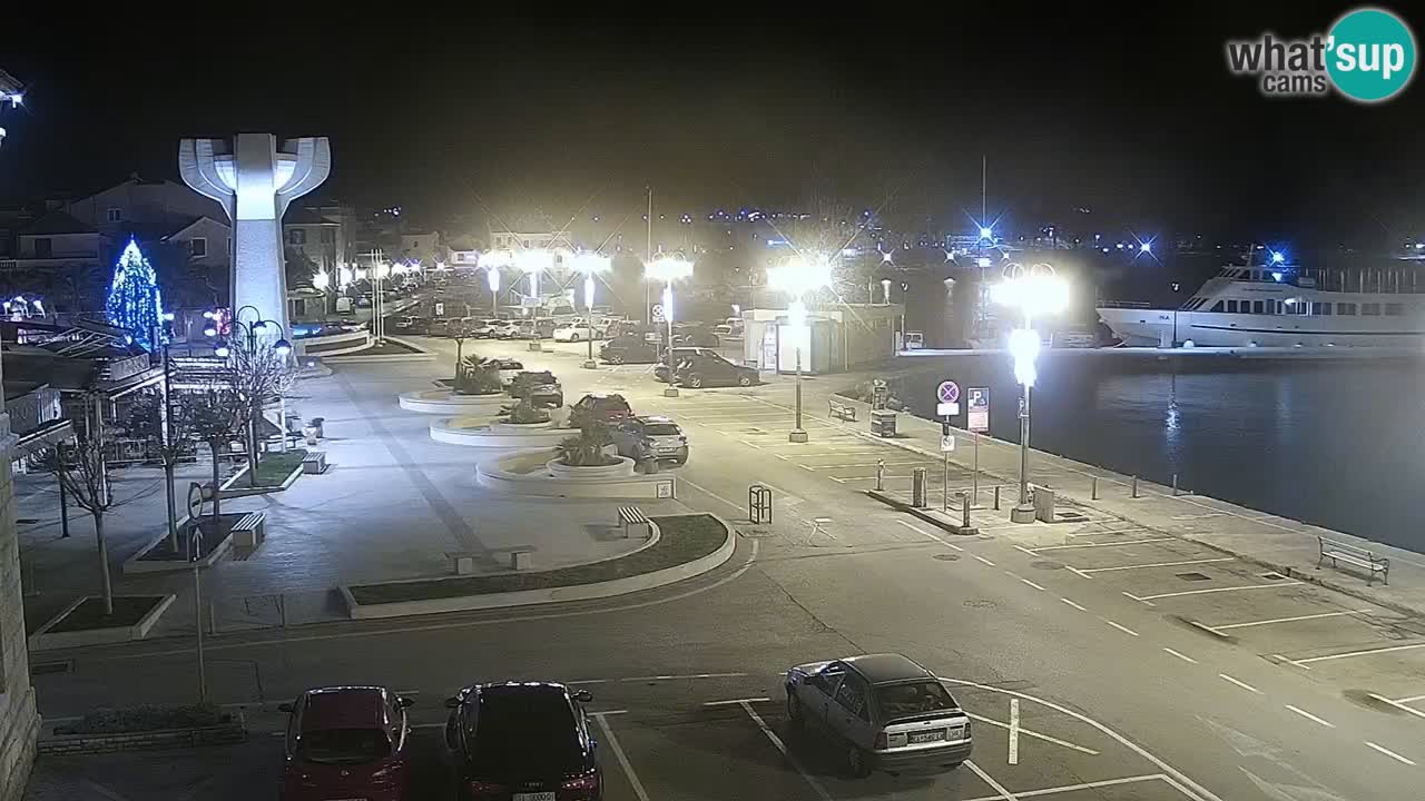 Vodice web kamera – marina i riva