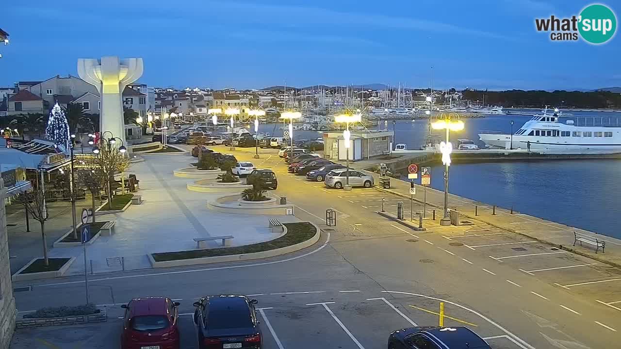 Vodice web kamera – marina i riva