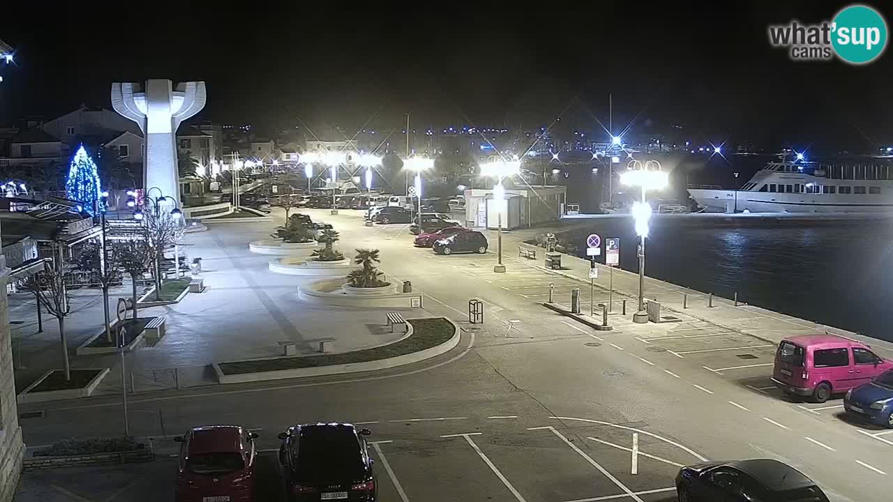 Vodice webcam – marina i meer