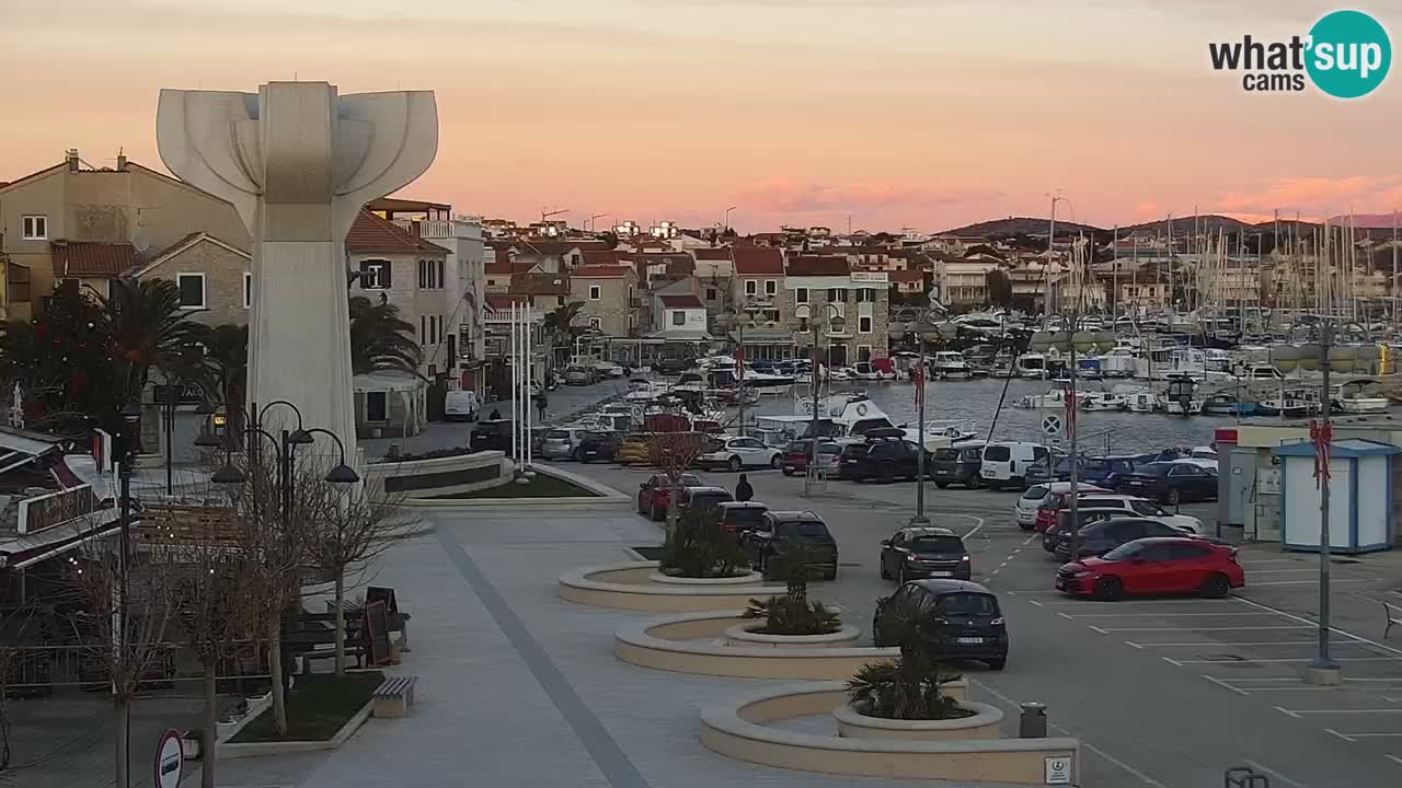 Vodice webcam live – front de mer