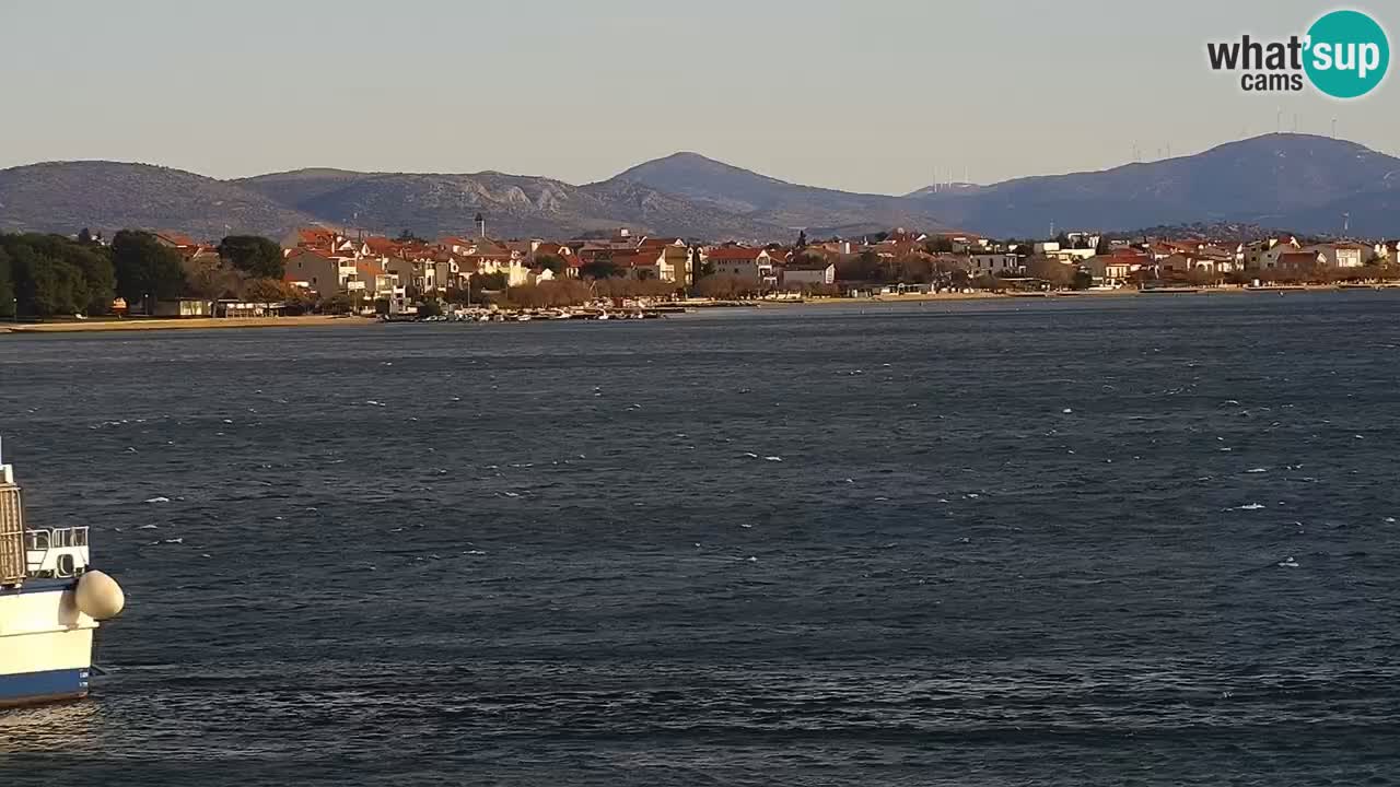Vodice Live webcam – marina and  seafront