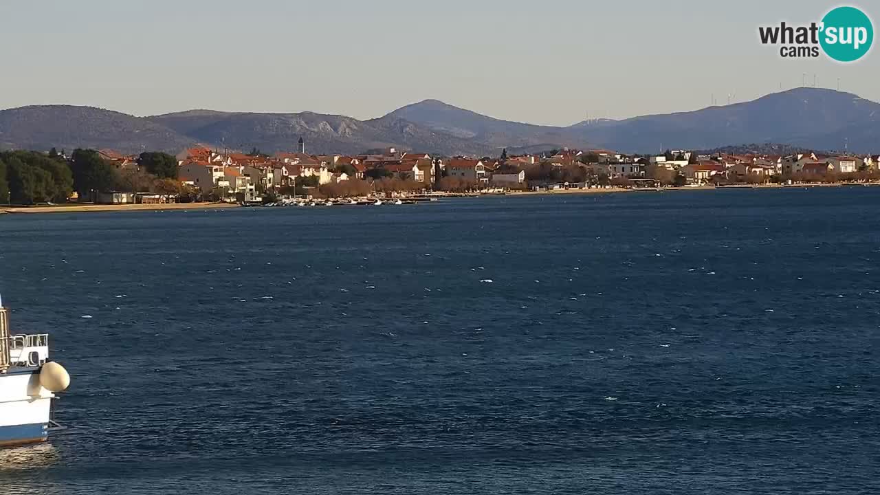 Vodice Live webcam – marina and  seafront