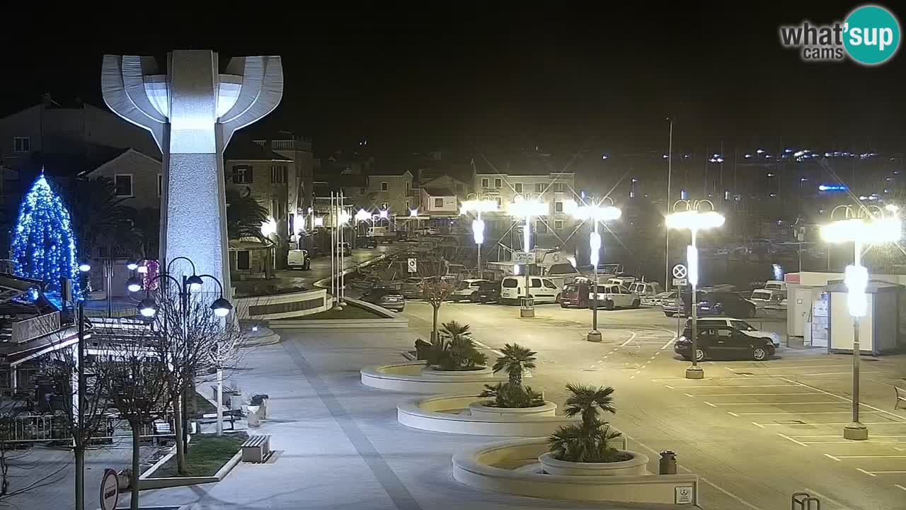 Vodice webcam live – front de mer