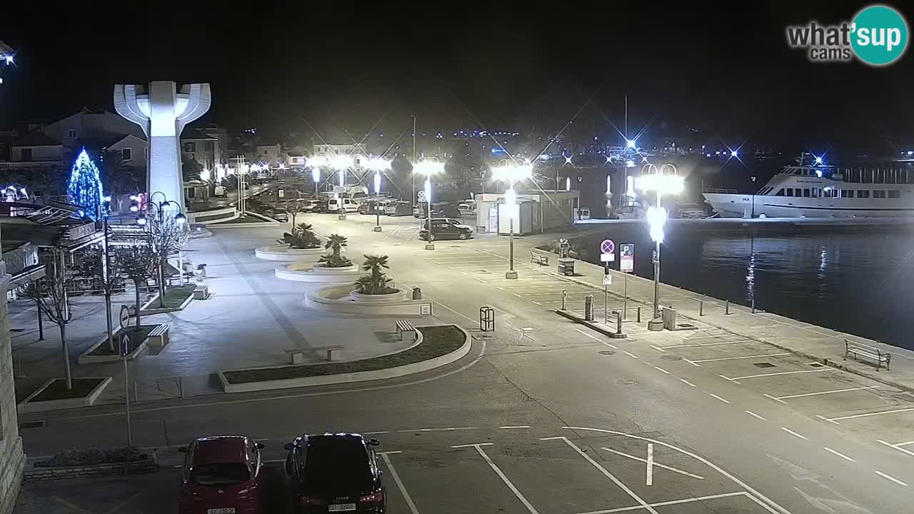 Vodice web kamera – marina i riva