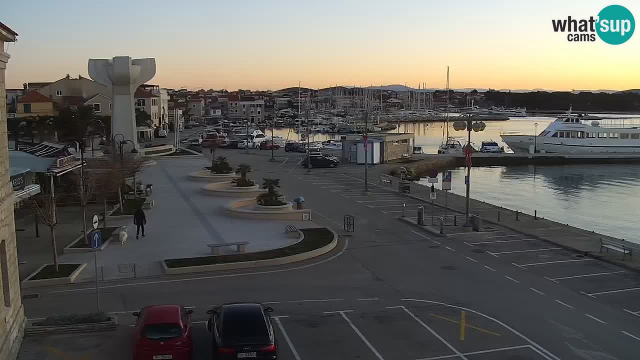 Vodice web kamera – marina i riva