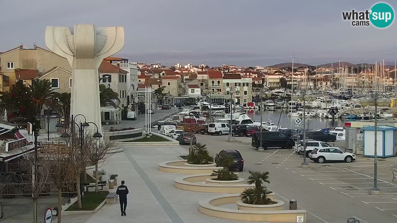Vodice webcam – marina i meer