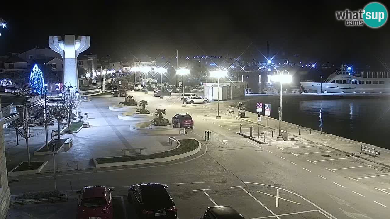 Vodice web kamera – marina i riva