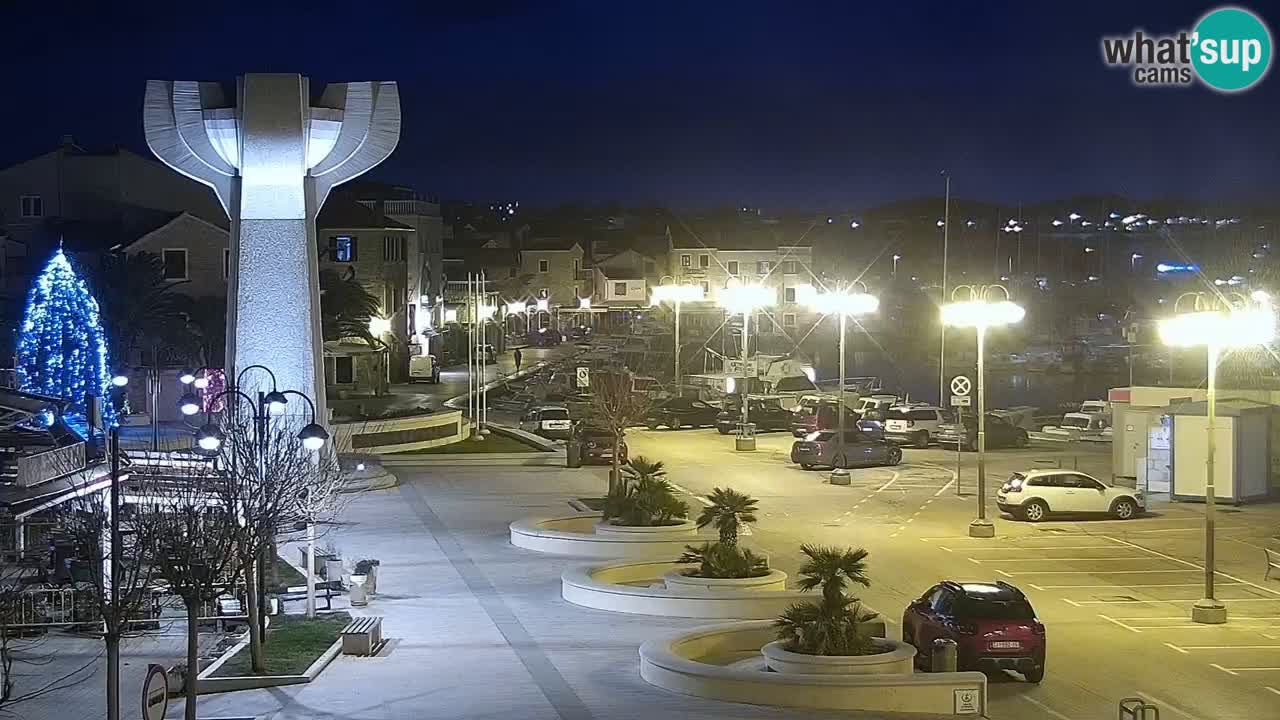 Vodice web kamera – marina i riva