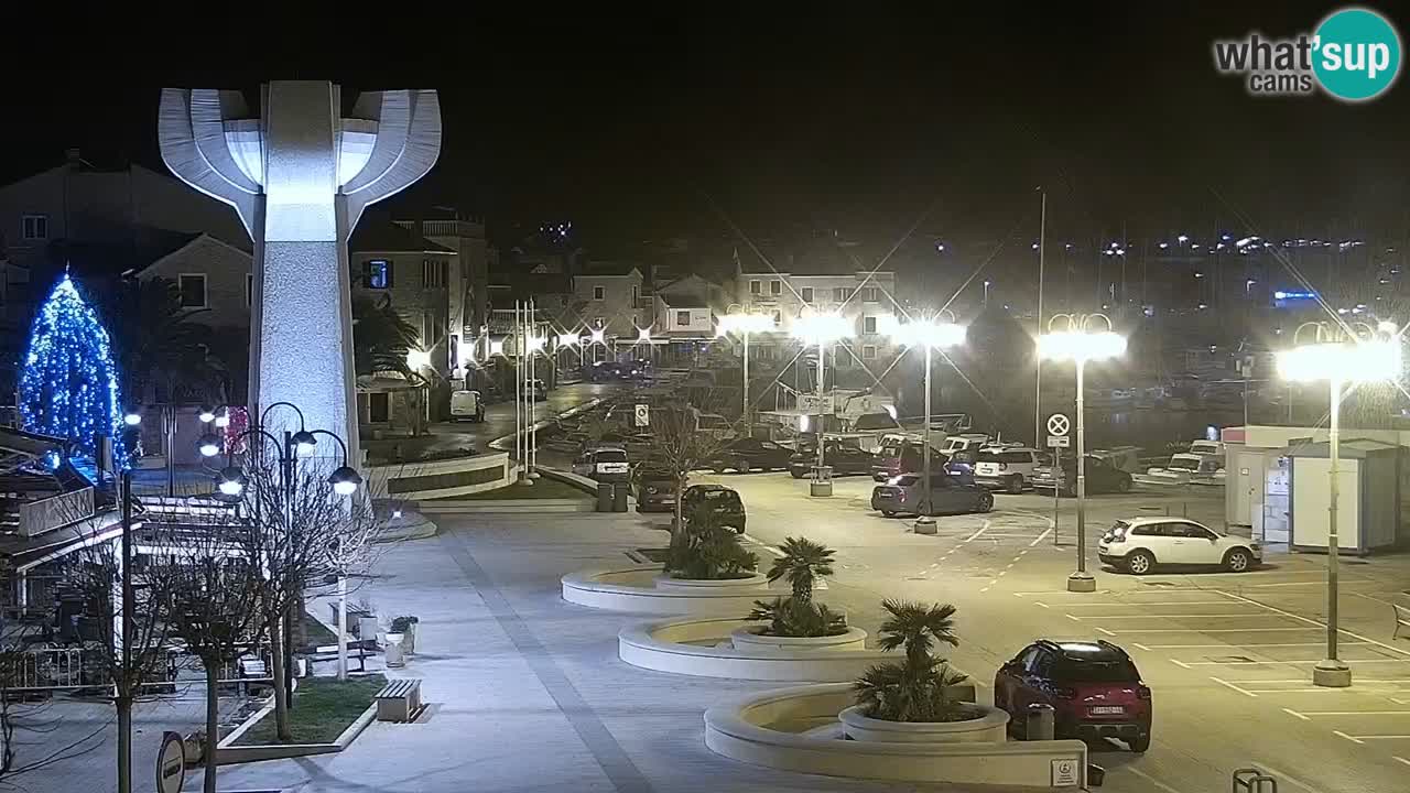 Vodice web kamera – marina i riva