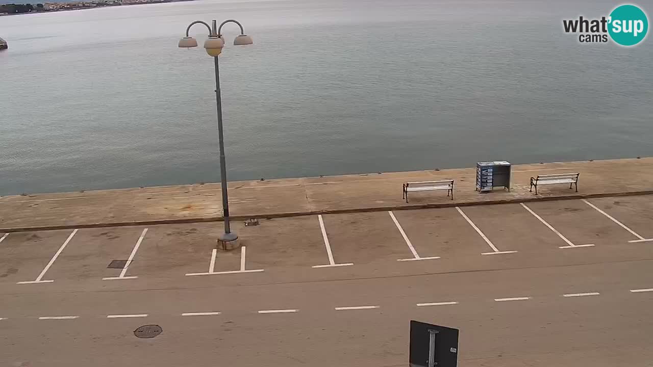 Vodice Live webcam – marina and  seafront