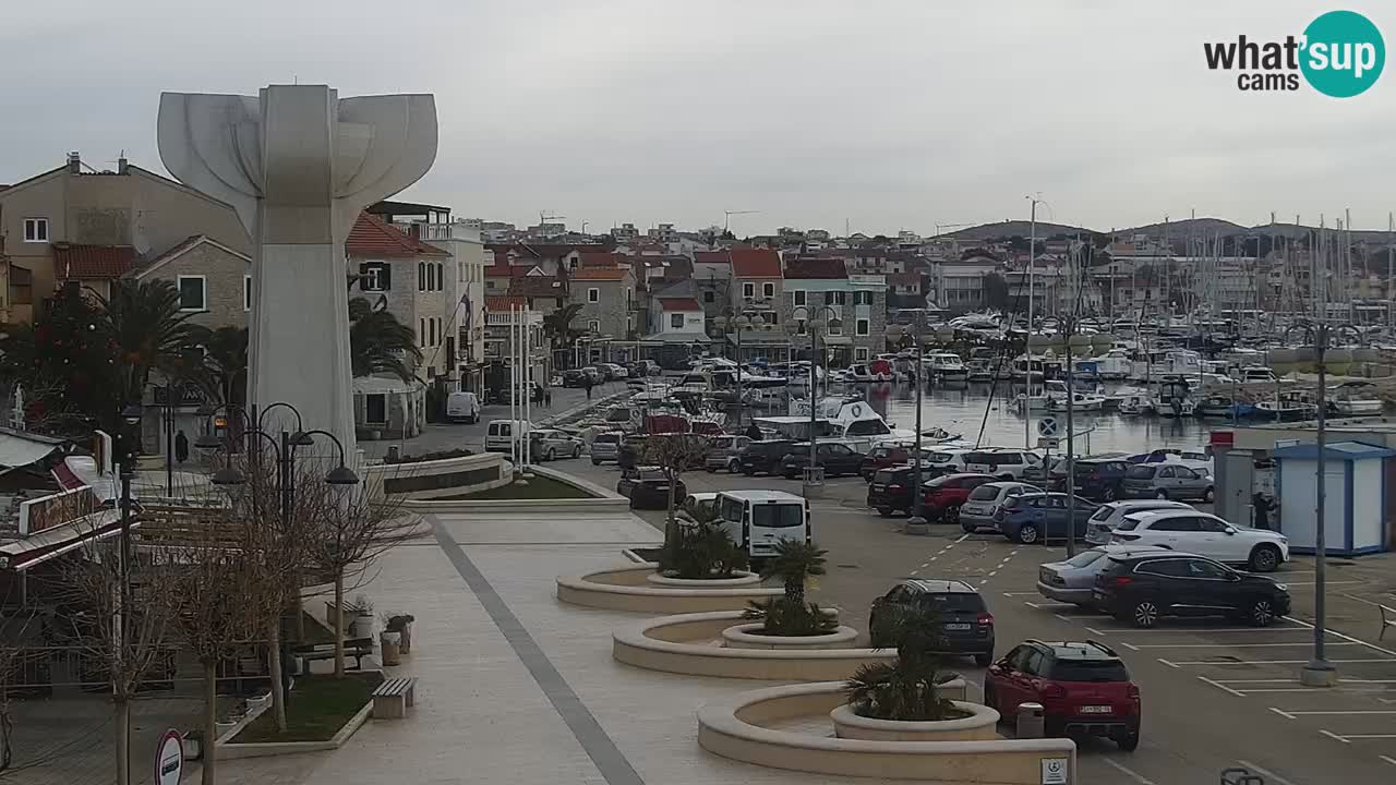 Vodice livecam – marina e il lungomare
