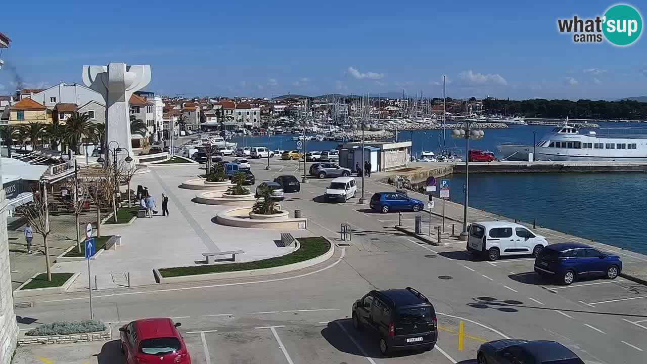 Vodice web kamera – marina i riva