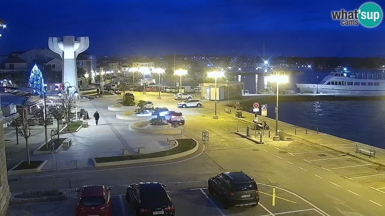 Vodice web kamera – marina i riva