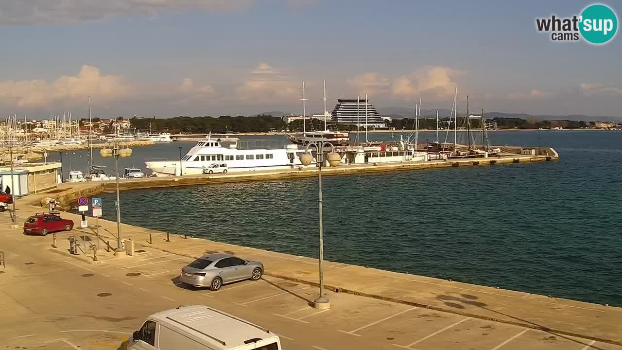 Vodice Live webcam – marina and  seafront