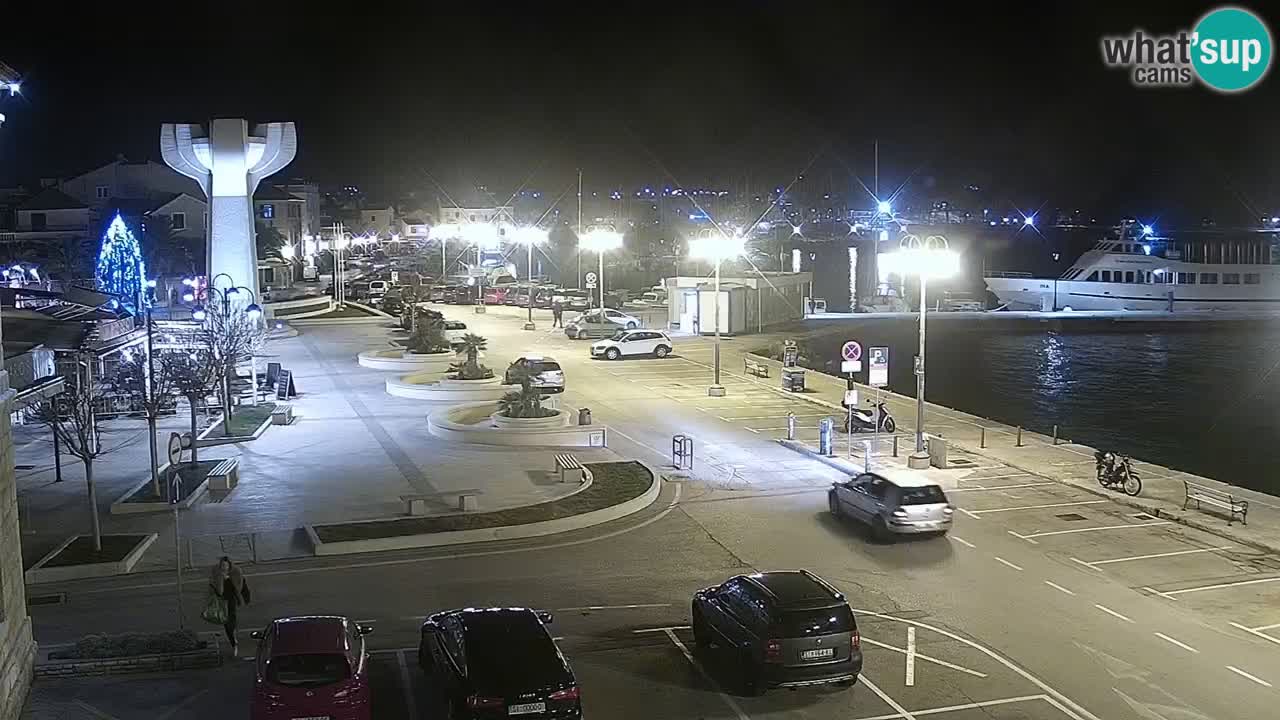 Vodice webcam live – front de mer