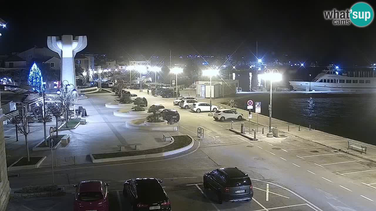 Vodice webcam live – front de mer