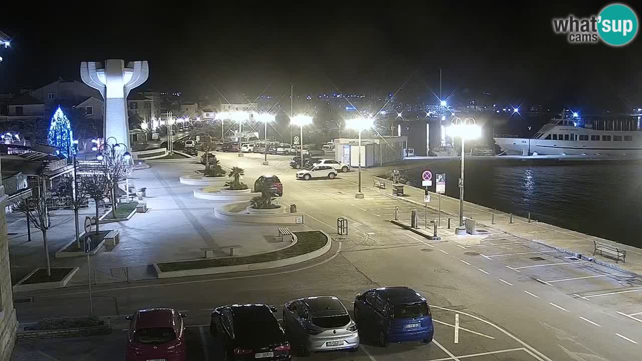 Vodice webcam live – front de mer