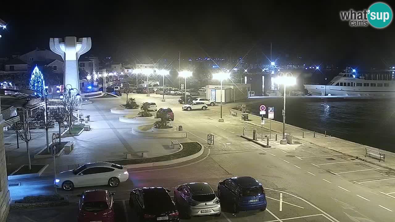 Vodice web kamera – marina i riva