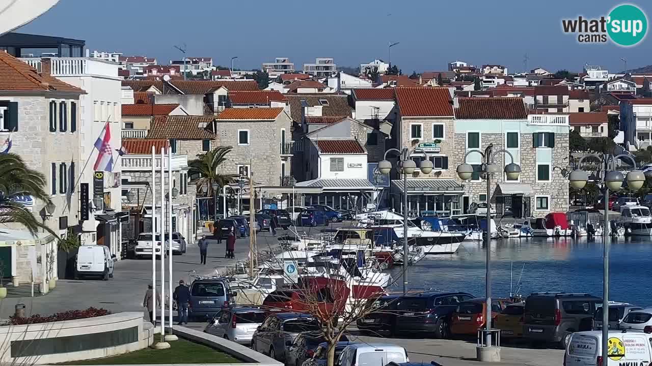 Vodice webcam live – front de mer