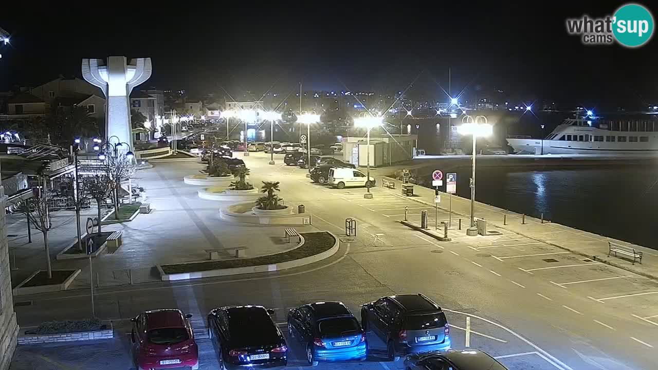 Vodice web kamera – marina i riva