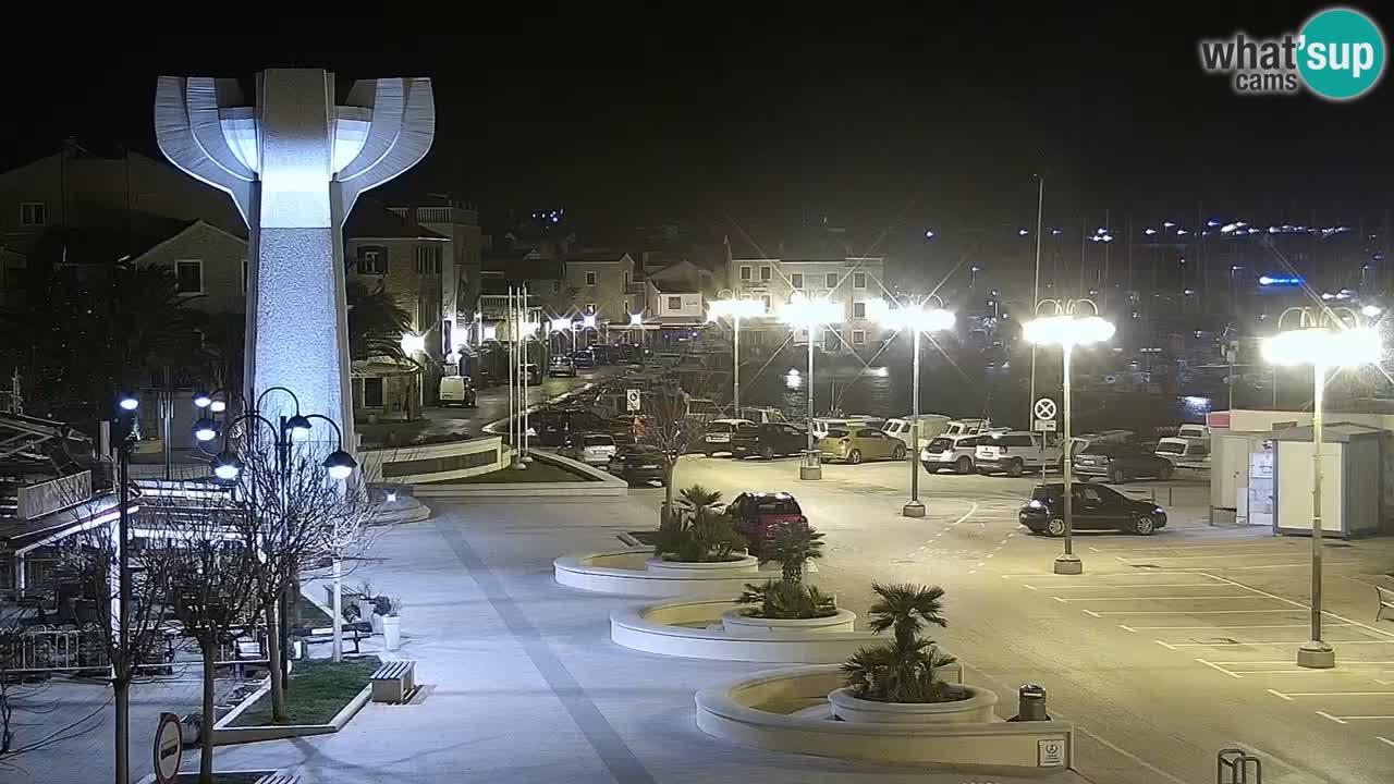 Vodice webcam live – front de mer