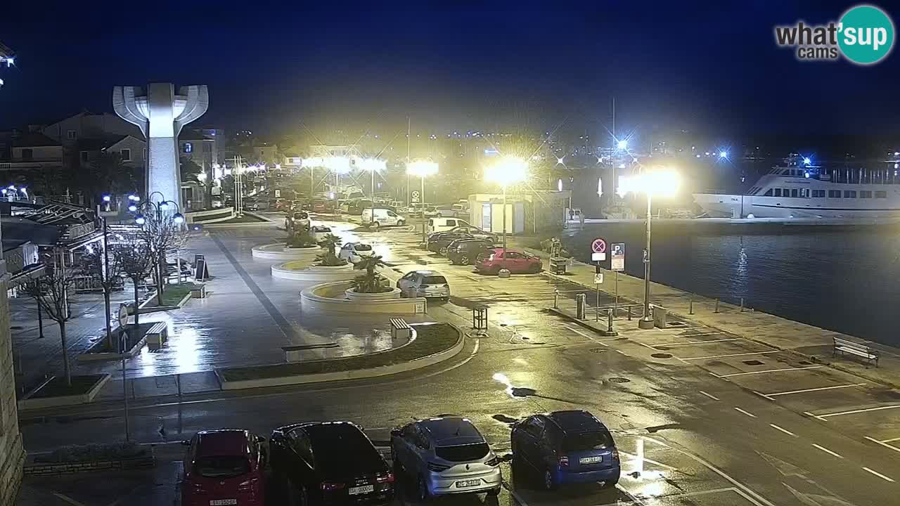 Vodice webcam – marina i meer
