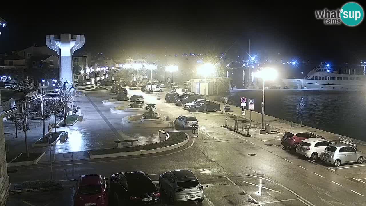 Vodice webcam live – front de mer